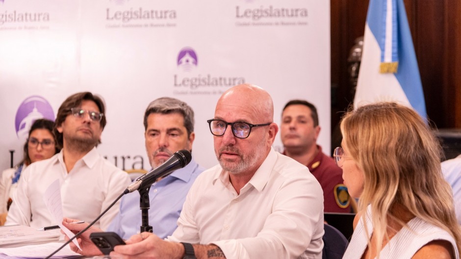 Waldo Wolff en la Legislatura porteña